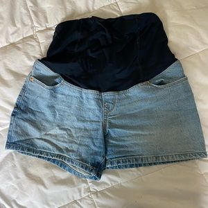 Isabel Maternity Cross-Back Panel Shorts